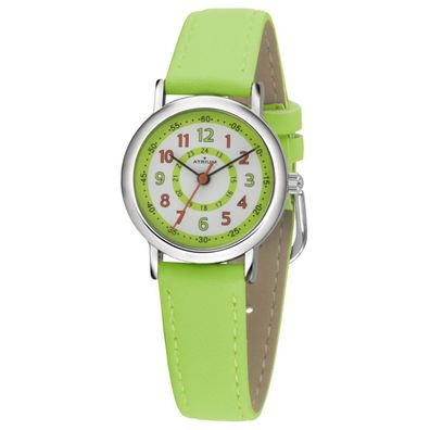 ATRIUM Kinder-Armbanduhr Analog Quarz Jungen Kunstleder A31-103 grün