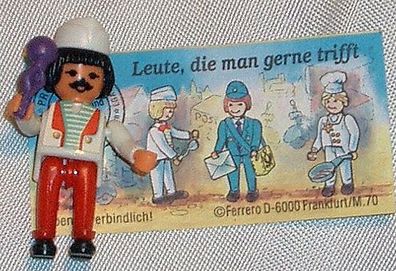 Eismann mit Beipackzettel