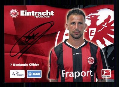 Benjamin Köhler Eintracht Frankfurt 2010-11 Autogrammkarte + A 57117