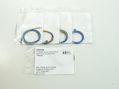 Märklin H0 E521760, 5 x Anschlusskabel f. Weichenantrieb 74490 / 74491, neu, OVP