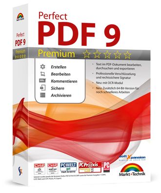 Perfect PDF 9 Premium - PDF erstellen, bearbeiten, sichern, kommentieren 