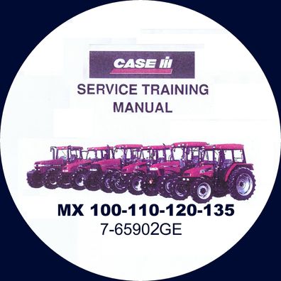 Werkstatthandbuch CASE Traktoren Serie MX100, MX110, MX120, MX135