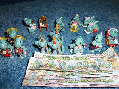 Ü-Figuren + Tauschfiguren + Beipackzettel - Die Dapsy Dino Family 97