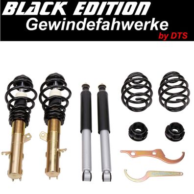 BlackEdition Gewindefahrwerk Opel Corsa C 1.0, 1.2, 1.7 D Bj. 07/00- VA -900kg