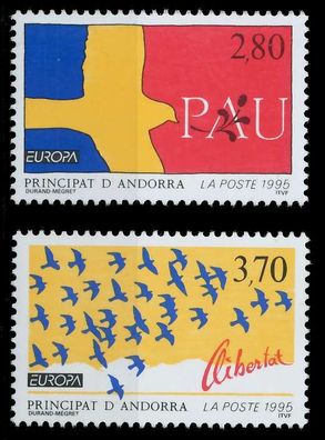 Andorra (FRANZ. POST) 1995 Nr 477-478 postfrisch X0A71DA
