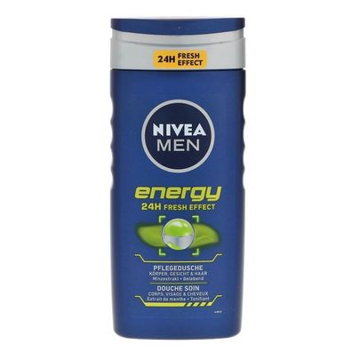 NIVEA Men Pflegedusch für Körper, Gesicht & Haar 4x250 ml (11,51€/1l)