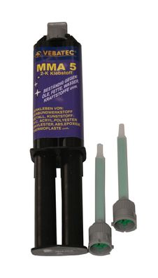 Vebatec - MMA 5 - Kunststoffkleber Metallkleber Klebstoff
