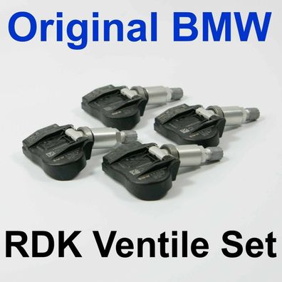 4x Orig. BMW RDK Ventile TPMS Reifendruck Sensoren S180052056 3er F31 Touring