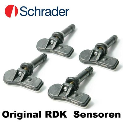 4 neue RDK RDKS Ventile TPMS 3041 Reifendruck Sensoren Smart ForTwo Cabrio 453