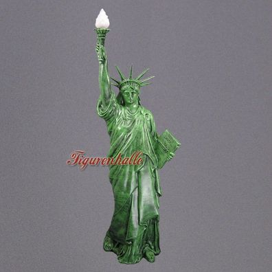 New York Freiheitsstatue Liberty Figur Stehlampe groß 50s Deko Bar Kneipe Lokal