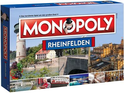 Monopoly Rheinfelden Stadt City Edition Gesellschaftsspiel Brettspiel Spiel