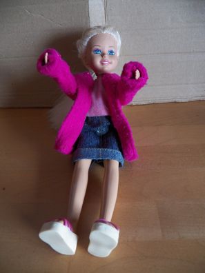 Barbie Anzieh-Puppe mit großem runden Kopf von Mattel 2004/ Haare blond, rot, schwarz