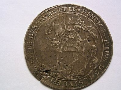 Löser 1612 zu 1 1/2 Talern Braunschweig Wolfenbüttel Herzog Heinrich Julius 1589-1613