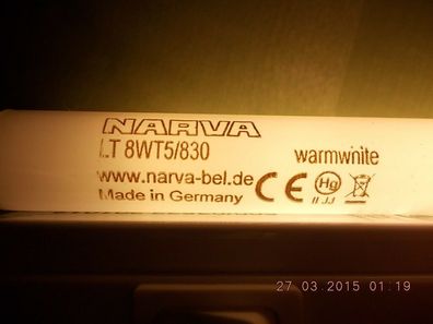 NARVA LT 8WT5/830 warmwhite Made in Germany CE II JJ 8w/830 Lampe 30 30,2 cm