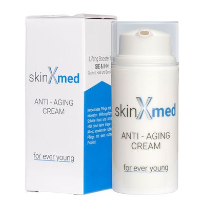 SkinXmed Anti-Aging | Beste Creme gegen Falten | Im Gesicht, Augen, Hals entfernen