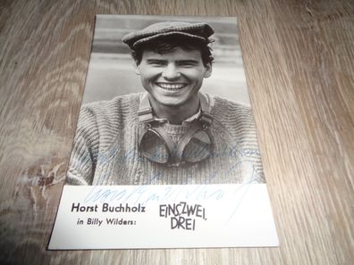 Autogrammkarte -Horst Buchholz- Signiert