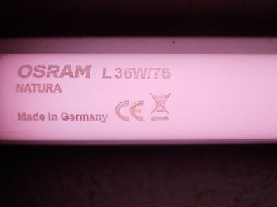 1x Osram L 36w/76 NATURA Made in Germany CE Lebensmittel Fleisch Nature superb