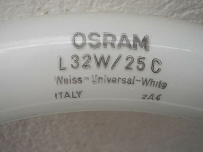 Osram L 32W / 25 C L32W/25C 32 W/25C W /25C Ring Lampe 32 w watt kalt-weiss T9