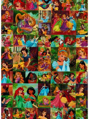 Disney Princess Sticker Bogen 100 Stück 2 Bögen + 12 Malbilder Aufkleber