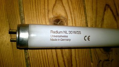 Starter + Radium NL 30w/25 UniversalWeiss CE NeonLampe Röhre 89 90 91 cm Tube