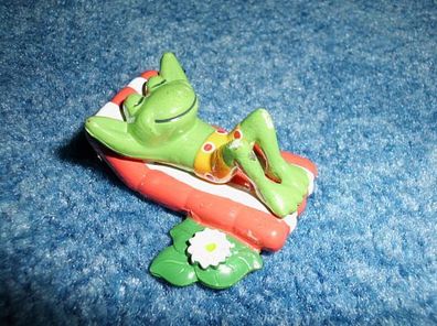 Figuren Erdal Rex--- Frosch -- Frosch auf Luftmatratze