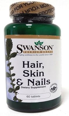 Swanson Hair, Skin & Nails 60 Tablets