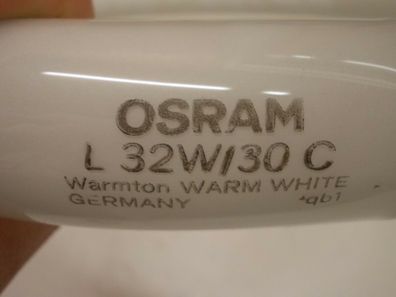 Osram L 32w/30 C WarmTon WARM WHITE Germany qb1 L32W/30 RingLampe runde Leuchte