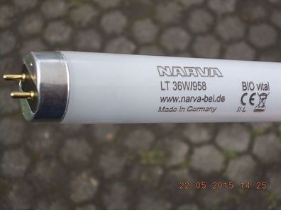1x120cm NARVA LT 36W/958 BIO vital Made in Germany CE TagesLichtLampe VollSpektrum T8