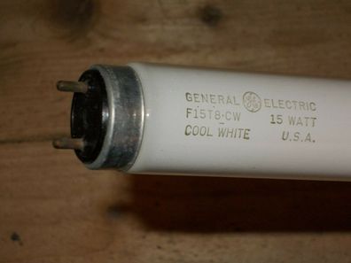 Starter + General Electric F15T8 CW 15 Watt Cool White U.S.A Lampe F 15 T 8 Tube