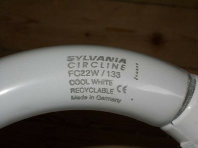 Sylvania Circline FC22w / 133 COOL WHITE Recyclable CE FC22w/133 F C 22 w / 133