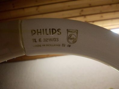 Philips TL E 32w/33 Made in Holland TLE 32 W / 33 runde Lame RingForm kaltweiss