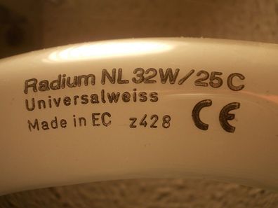 Radium NL 32w/25 C Ring Lampe L 32w/25C 32w /25C 32w / 25C 32w /25 C 32 w / 25 C