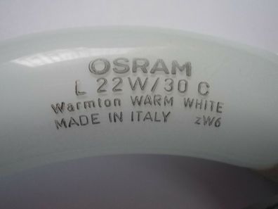 Osram L 22 W / 30 C WarmTon Warm White Made in Italy zW6 RingLampe runde Leuchte