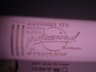 18W Gourmet 175 Natural Super Professional Germany Sylvania 59 60 60,3 60,4 cm