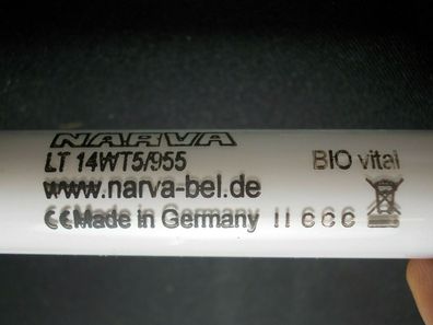 NARVA LT 14wT5/955 BIO vital Made in Germany CE II CCC I I C C C Voll-Spektrum