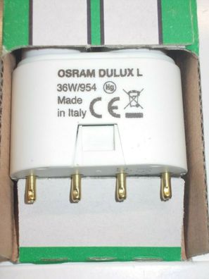 Osram DuLux L 36W/954 Made in Italy CE 4 Stifte Pins Bolzen 41 42 cm lang 5400K