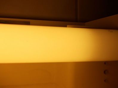 Neon-Lampe 45cm lang wie GlühBirnenLicht leuchtend gelblich warmes Licht L 15 w