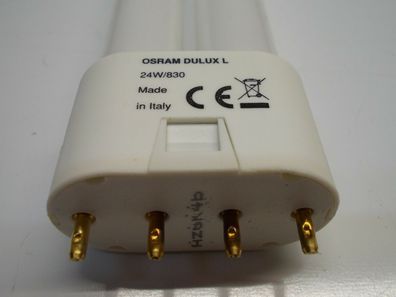 Osram DuLux L 24w/830 Made in Italy CE 4 Stifte Pins Bolzen 24 w 830 warm-weiss