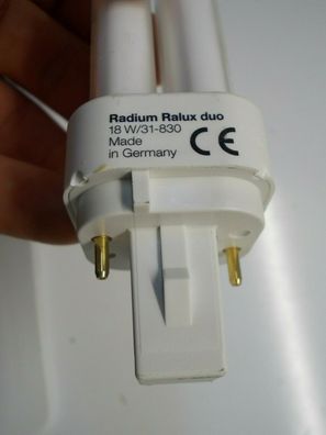 Radium RaLux Duo 18w/31-830 warm-weiss CE Duo 2 Stifte Pins Bolzen Zinken Lamp