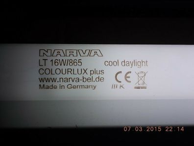 NeonRöhre L 16w DayLight Lampe Röhre 16 w 6500 K TagesLicht 73,4 73,3 73,2 73 cm