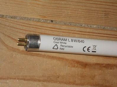 Osram L 8w/640 Cool White Recyclable Italy CE L8w/640 8 w / 640 8w / 640 Tube T5