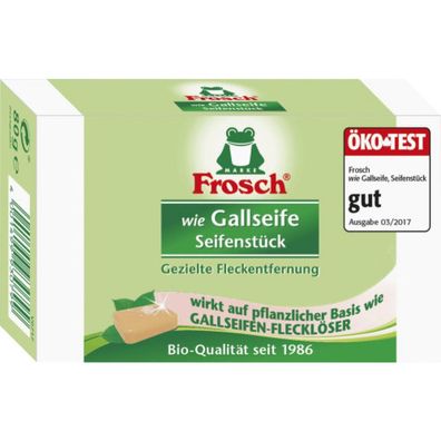8,24EUR/100g Frosch wie Gallseife Seifenst?ck 80g pflanzliche Basis ?kotest GUT