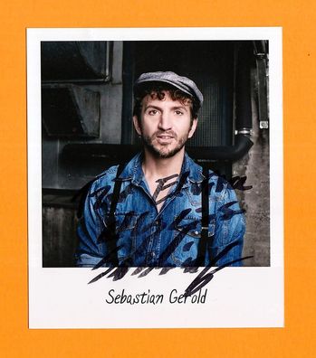 Sebastian Gerold (Seb. Mayr - deutscher Schauspieler ) - persönlich signiert