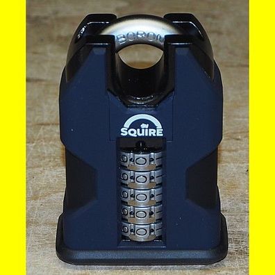 Squire Zahlenschloss SS50C Combi - mit 5 Zahlen - Bügelstärke 10 mm