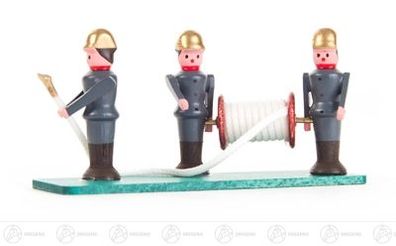5 teilig Miniatur Bergaufzug um 1850 Bergmannskapelle Höhe ca 5,5 cm NEU Wei