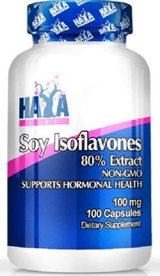 Haya Labs Soya Isoflavones 80% Extract x 100 Capsules