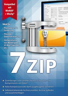 7ZIP - Packen – Entpacken – Komprimieren - ZIP, RAR, TAR,7z uvm. Download Version