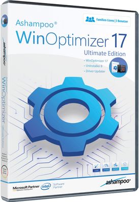 Ashampoo Win Optimizer 17 Ultimate inkl. Uninstaller 8 & Driver Updater - 3User