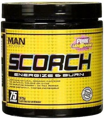 Man Sports Scorch Powder -- 375g Pink Lemonade