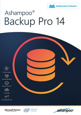 Ashampoo Backup Pro 14 - 3-Platz-Lizenz - Download Version 